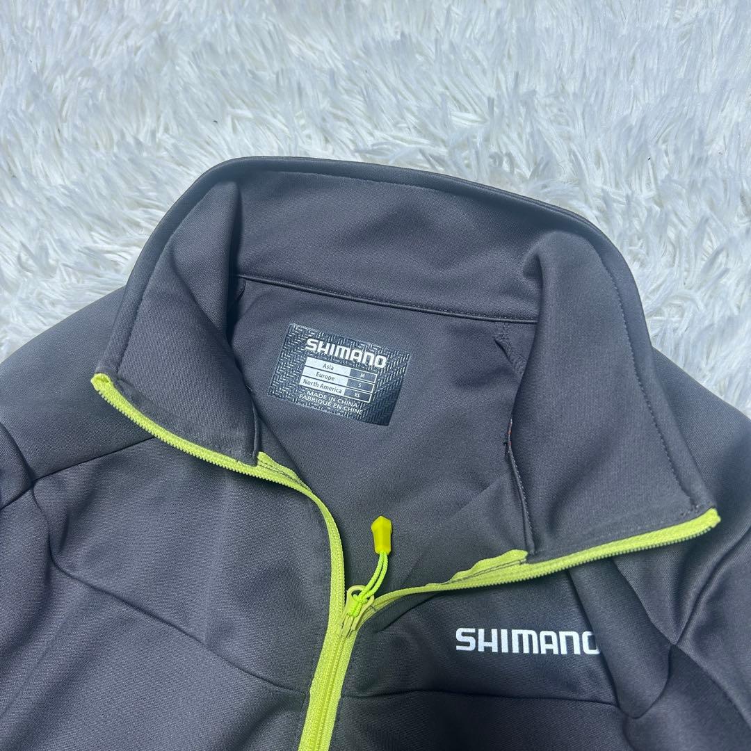 美品⭐︎シマノ　SHIMANO ジップジャケット　ジャージ　グレー　M