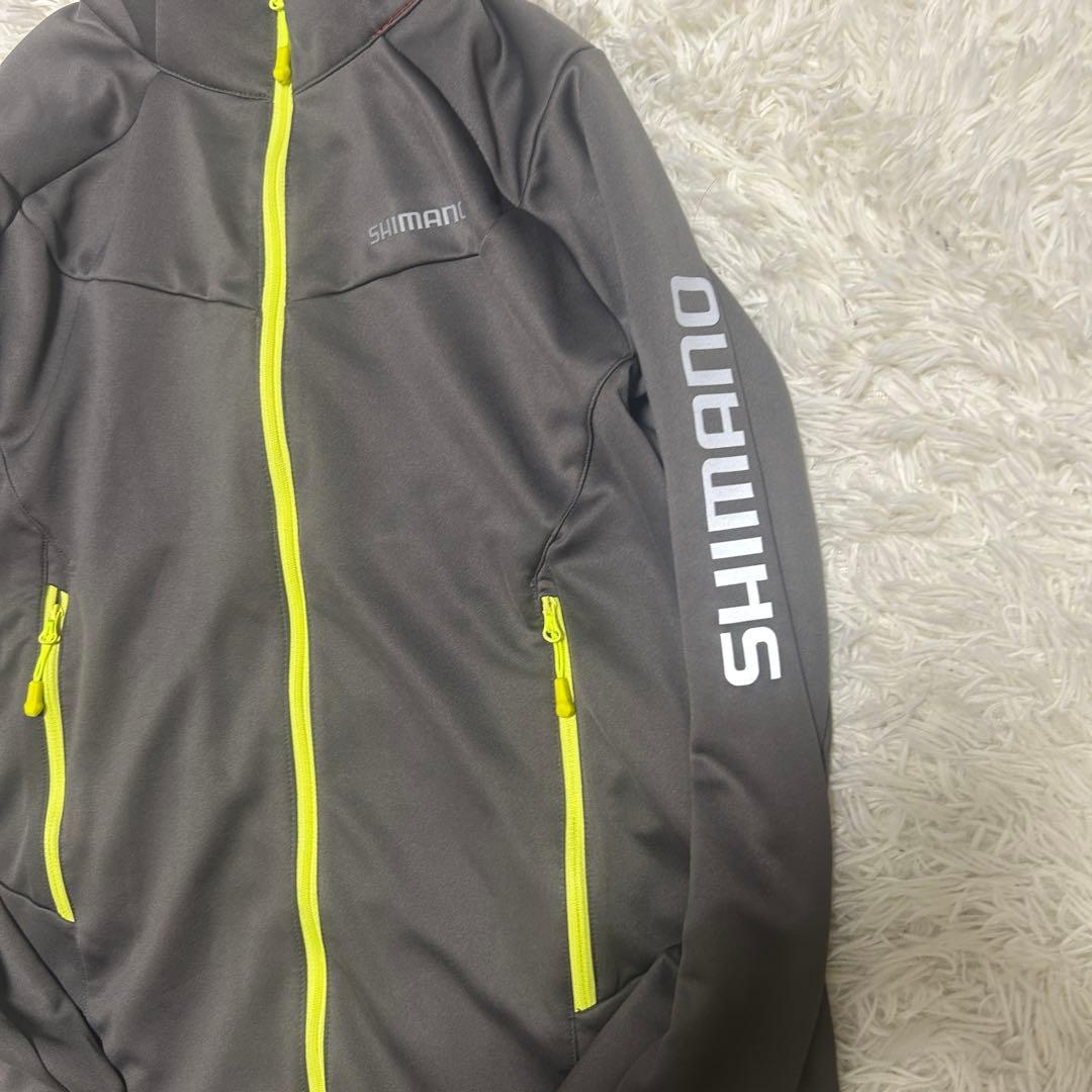 美品⭐︎シマノ　SHIMANO ジップジャケット　ジャージ　グレー　M