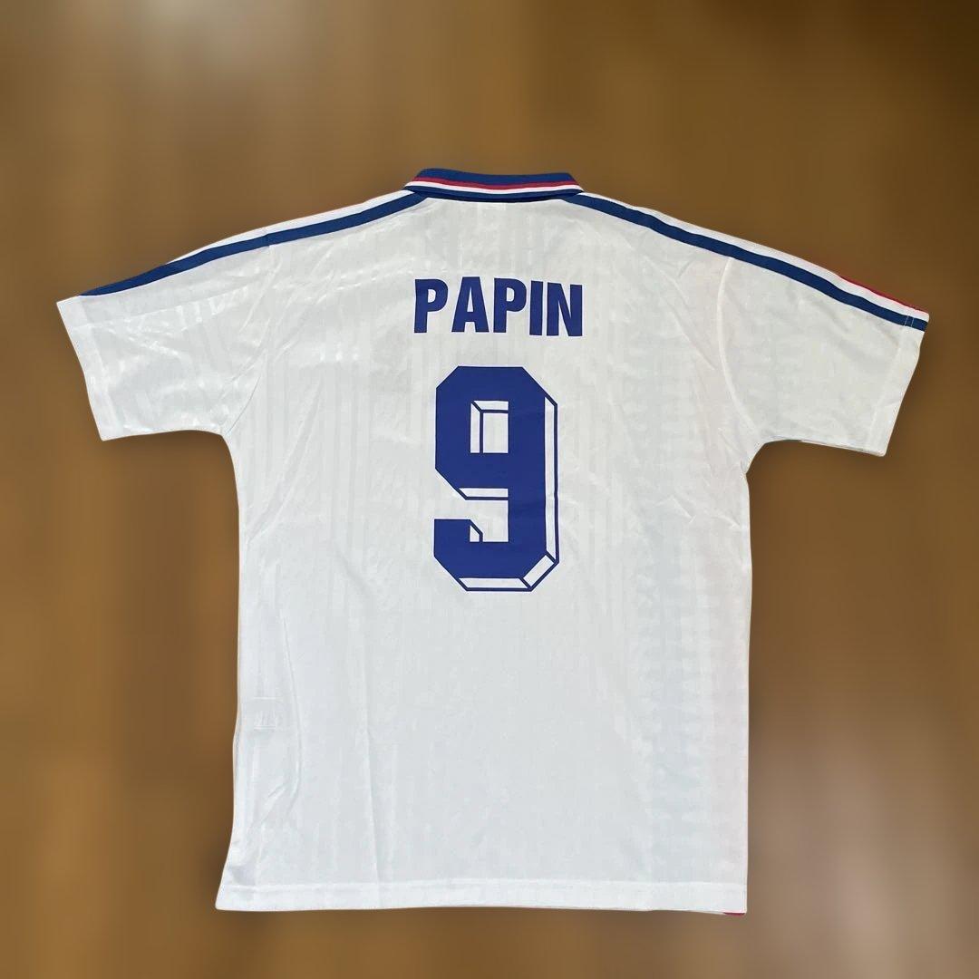 1994年ワールドカップ　フランス代表　パパン　レトロ　サッカーシャツ　レプリカ