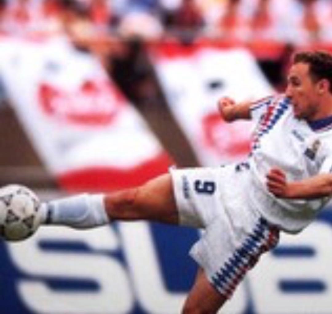 1994年ワールドカップ　フランス代表　パパン　レトロ　サッカーシャツ　レプリカ