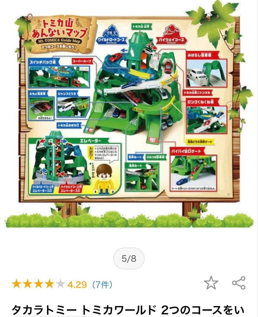 新品未開封箱付き！トミカワールド 2つのコースをいったりきたり!ツインコース山道