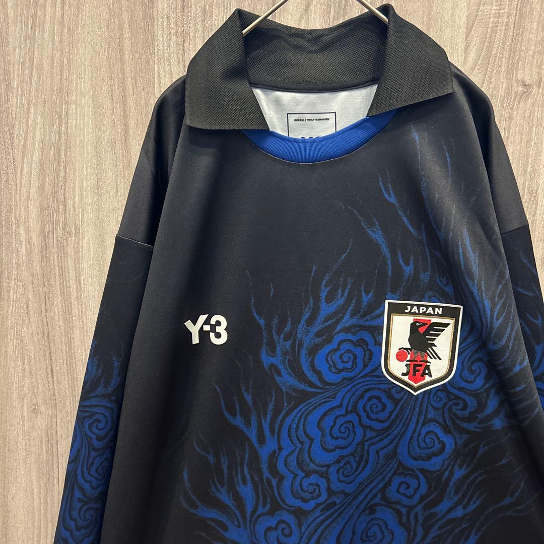 【超希少】Y-3 adidasコラボ 日本代表ユニフォーム 長袖シャツ L 美品