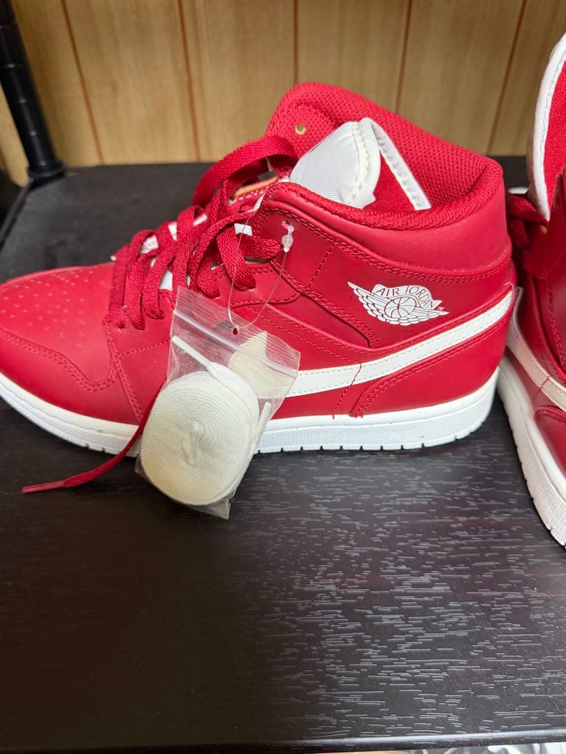 シューズ(男性用) Nike Air Jordan 1 Mid \"Gym Red White\"