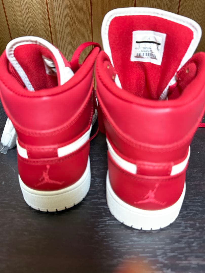 シューズ(男性用) Nike Air Jordan 1 Mid \"Gym Red White\"