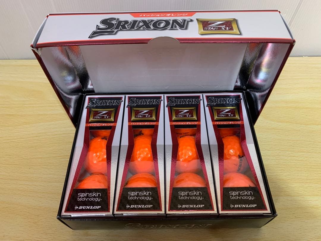 【未使用】SRIXON Z STAR XV オレンジ・イエロー 2ダース