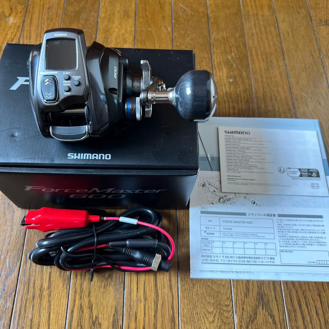 シマノ　23フォースマスター600 右ハンドル