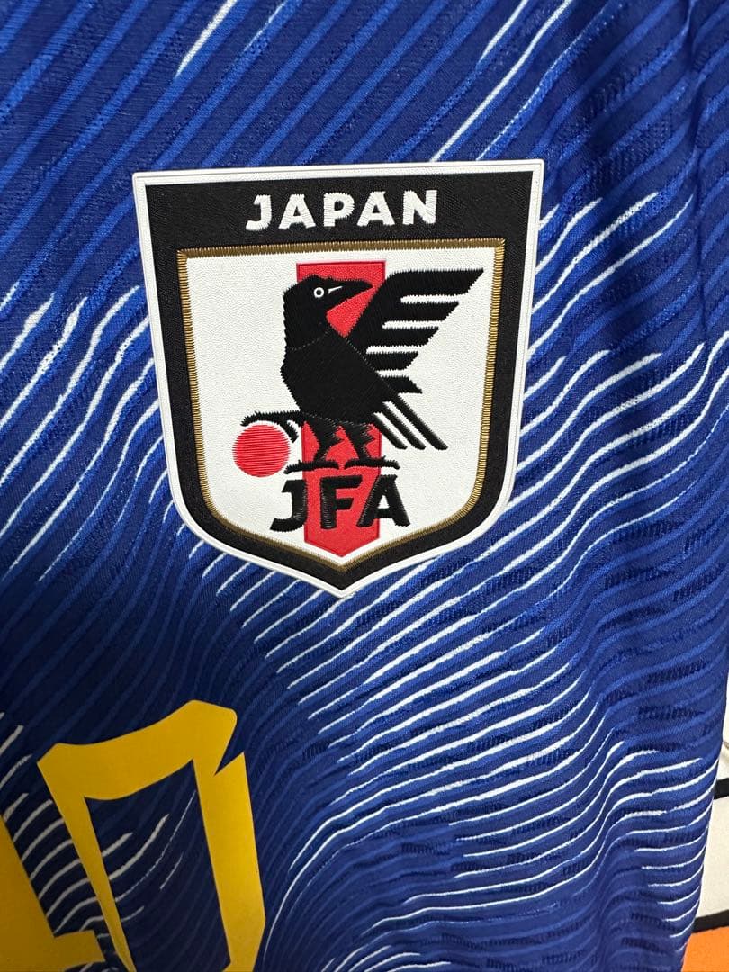 アディダス　サッカー　日本代表　南野拓実　ユニフォーム　カタール　S