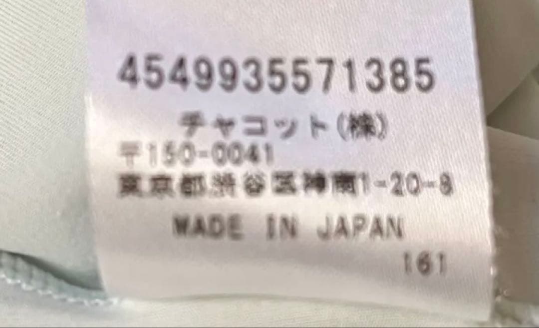 Chacott 薄いグリーン　スカート付レオタードL