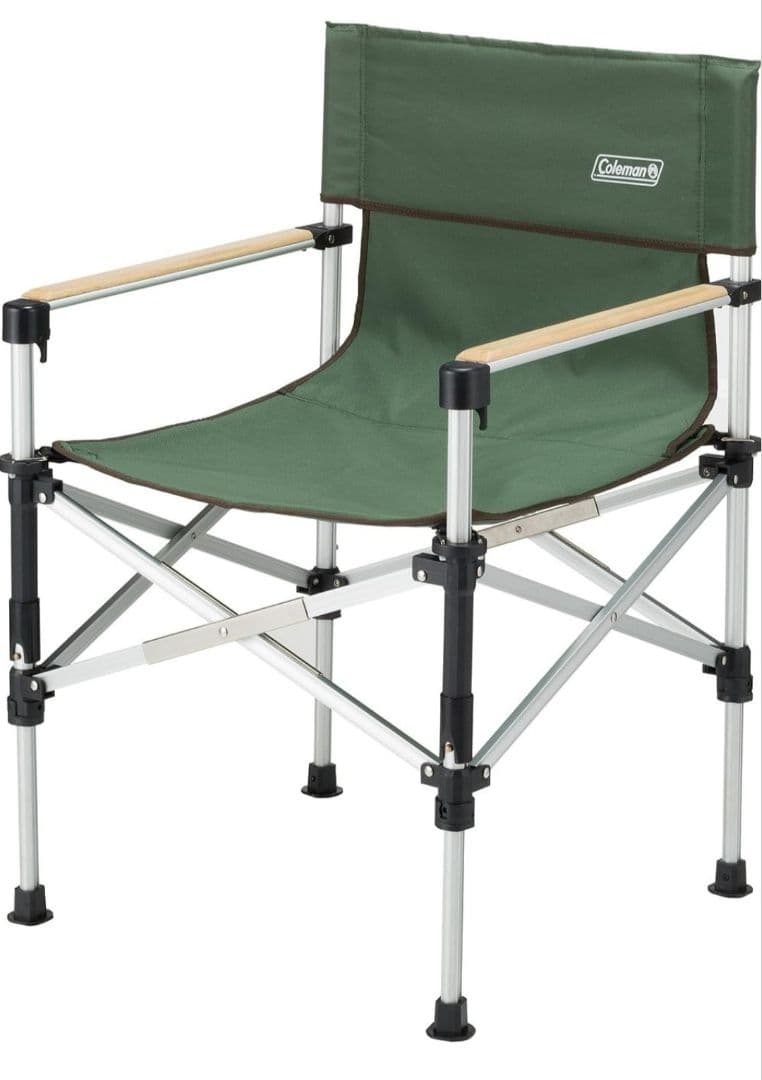 【美品】Coleman グリーン キャンプチェア