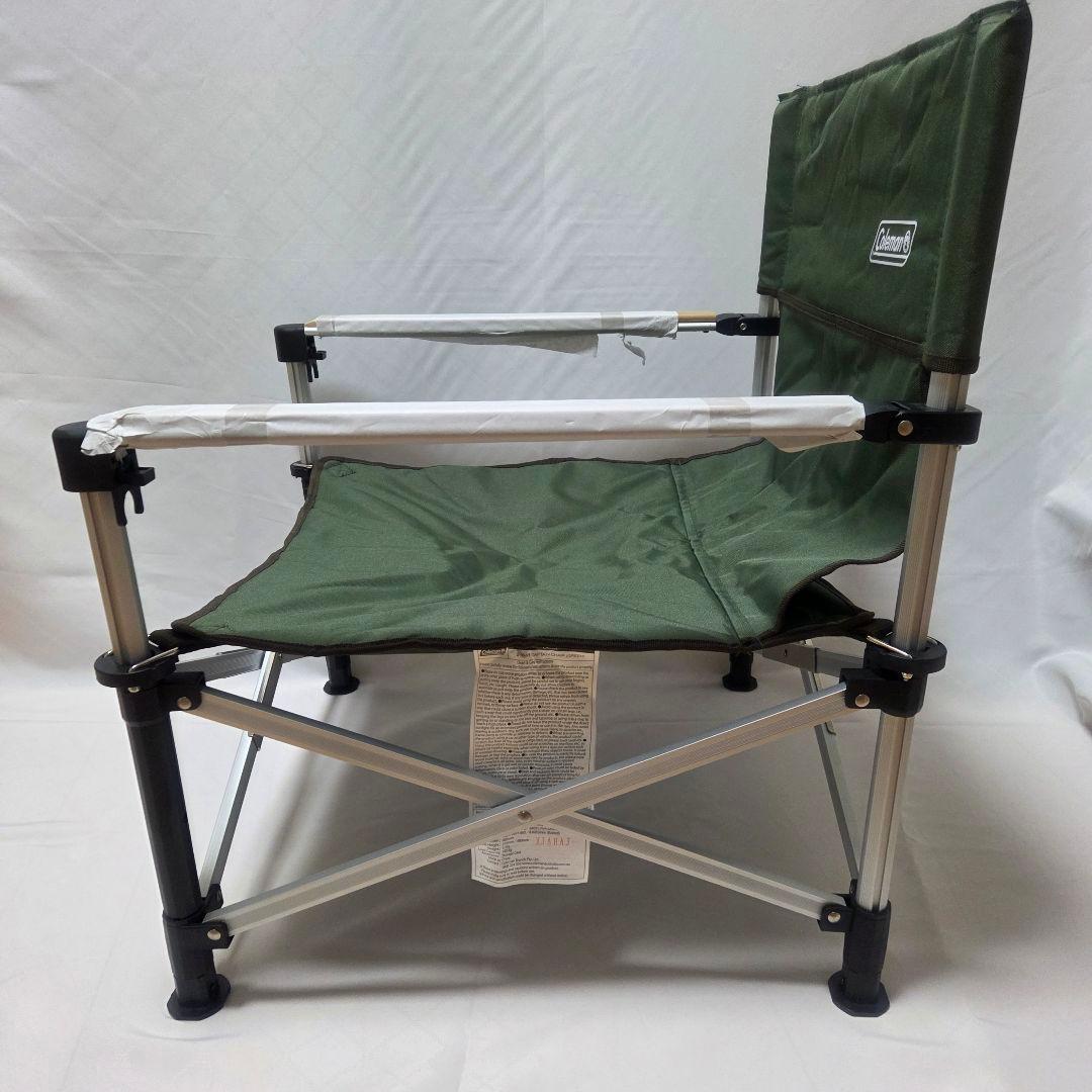 【美品】Coleman グリーン キャンプチェア