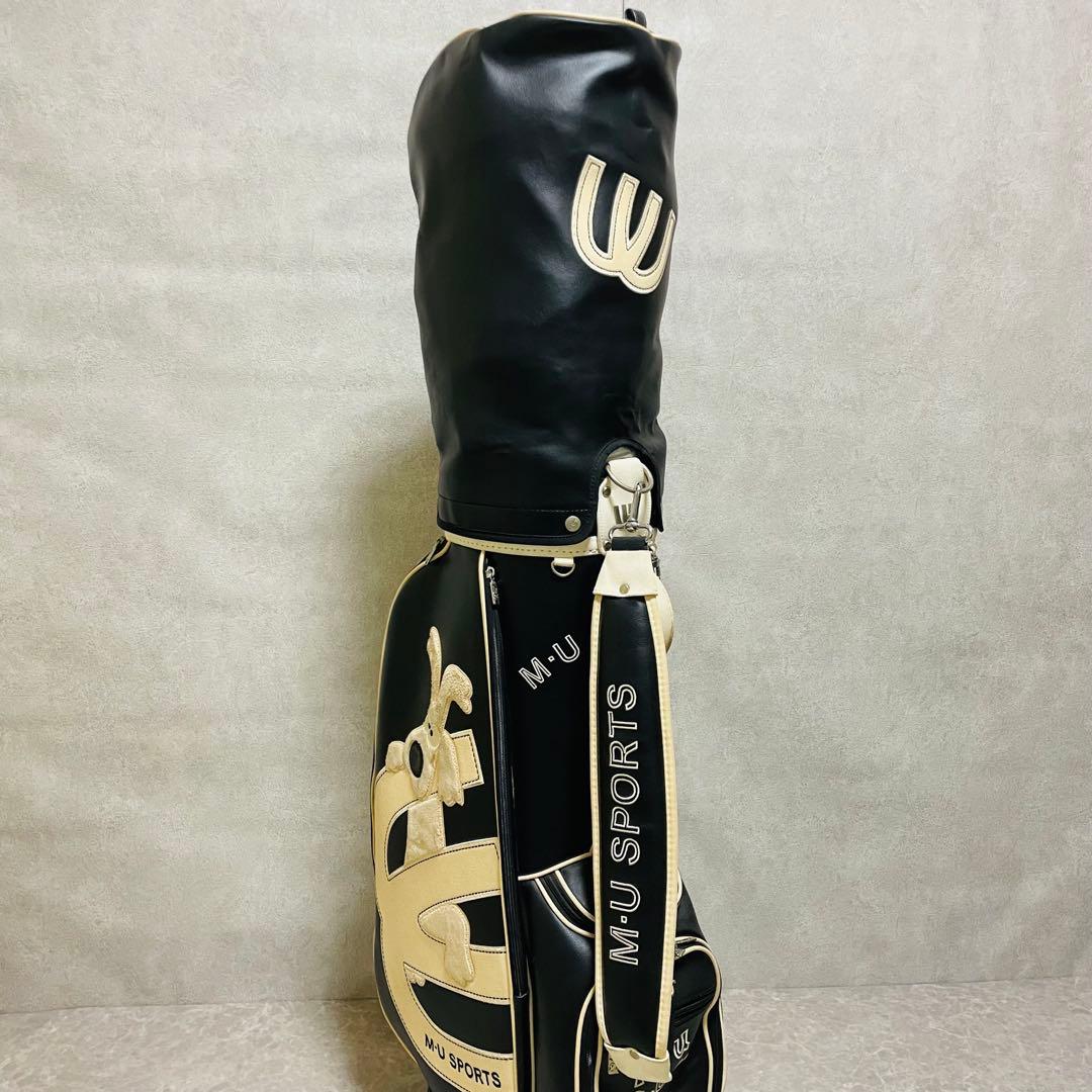 美品　エムユースポーツ カート付きキャディバッグ ゴルフバッグ ミエコウエサコ