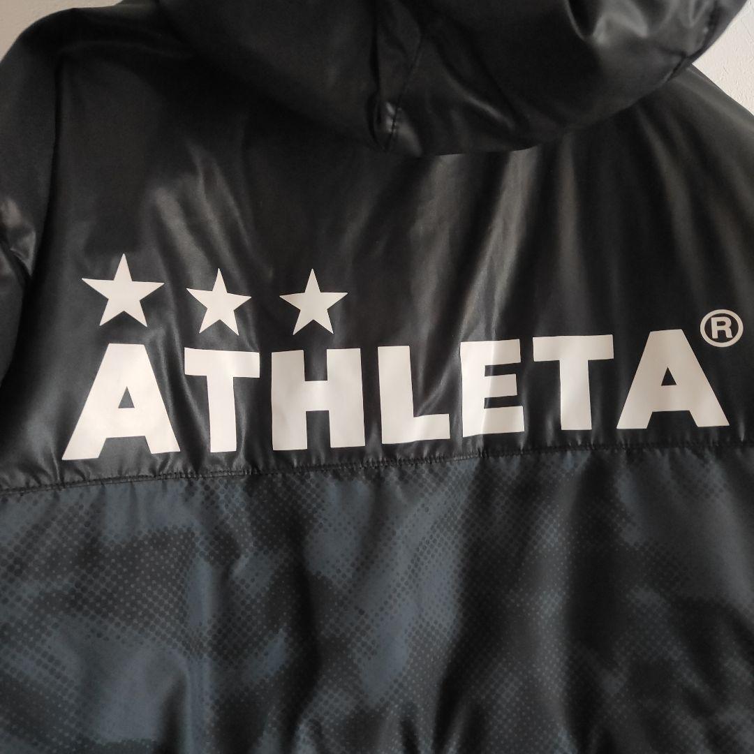 ATHLETA　ベンチコート　柄　ブラックベース