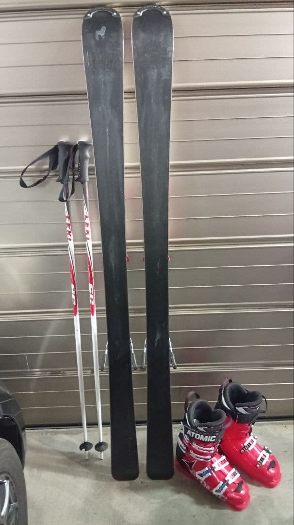 初心者スキーフルセット ブーツ25cm スキー153cm ウェアＳ