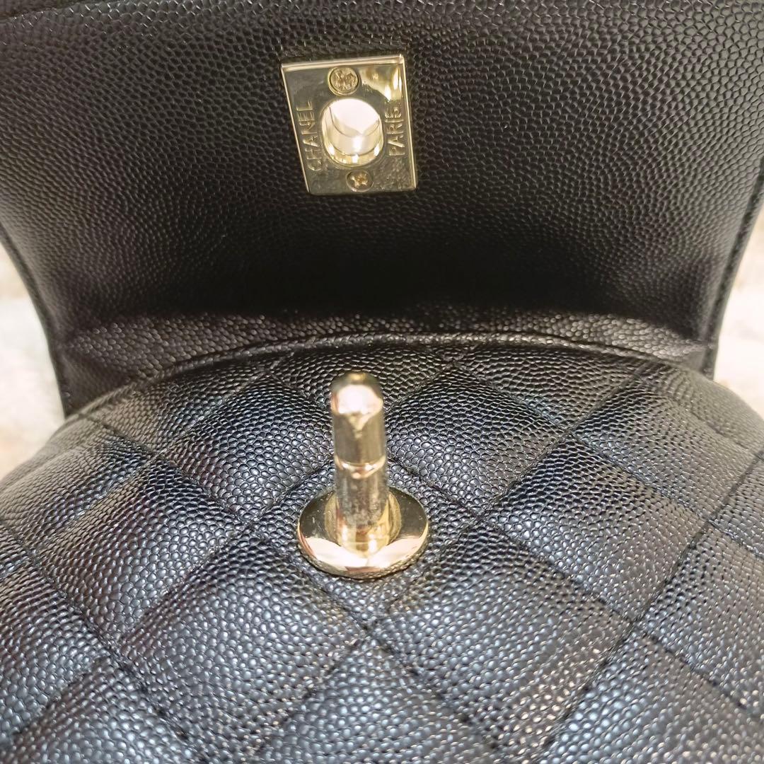 CHANEL ノベルティ ミニ ショルダーバッグ キルティング ブラック