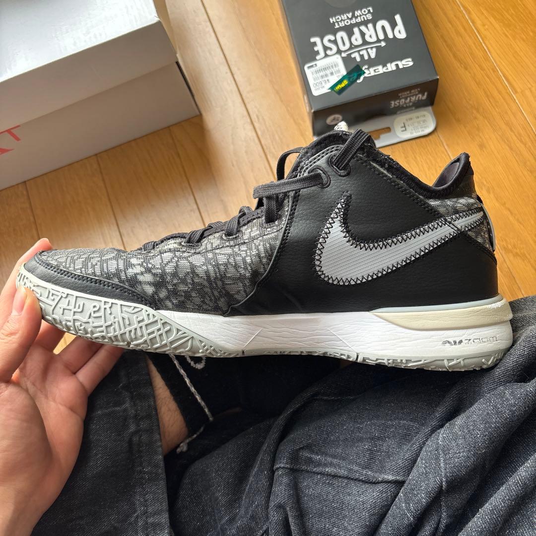 Nike ID1 バスケットボールシューズ ブラック/ホワイト