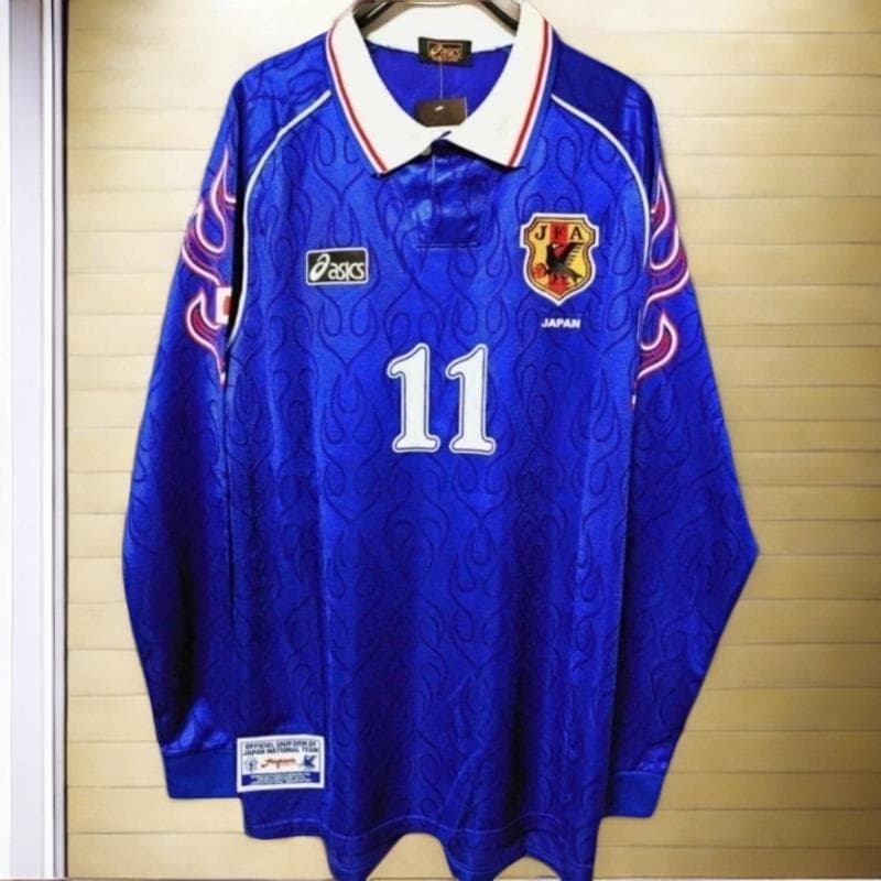 1998 日本代表 三浦知良 KAZU 背番号11 長袖 シャツ