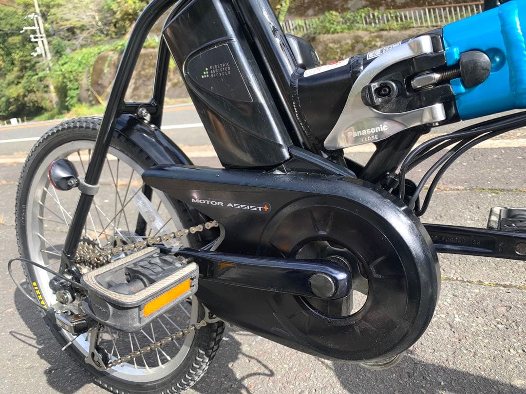【動作確認済】送料無料Panasonic 折り畳み電動自転車Off Time