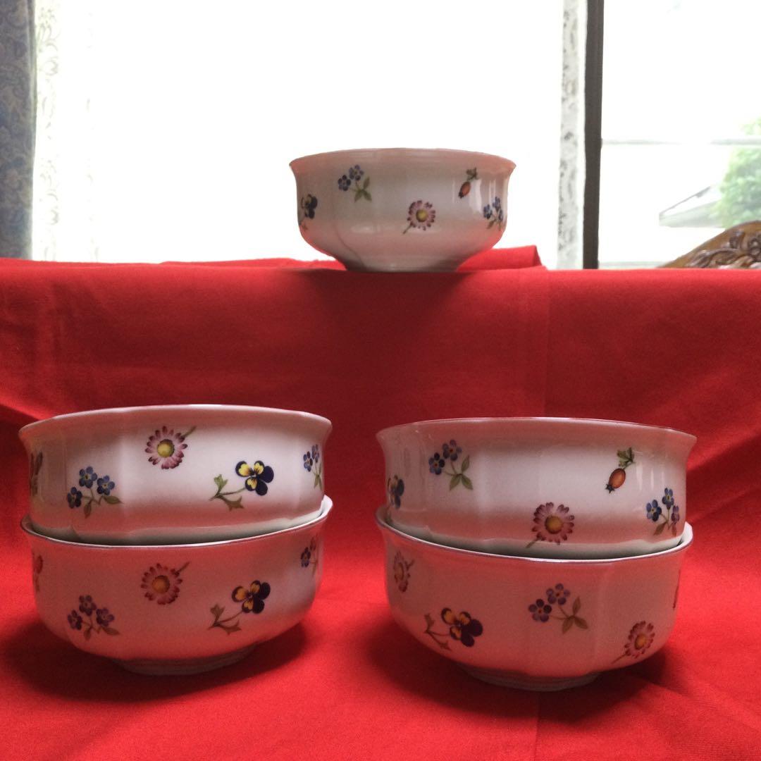 Villeroy & Boch Petite Fleur サラダ小鉢5個