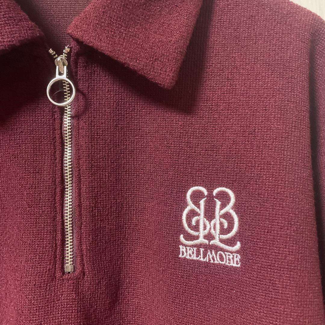 BELLMORE ゴルフ ポロシャツ メンズ ジッパー Mサイズ ベルモア