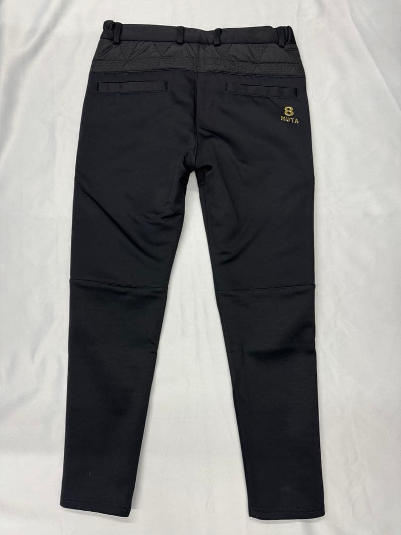 【定価41,800円】MUTA キルティングパンツ　ブラック　サイズ5