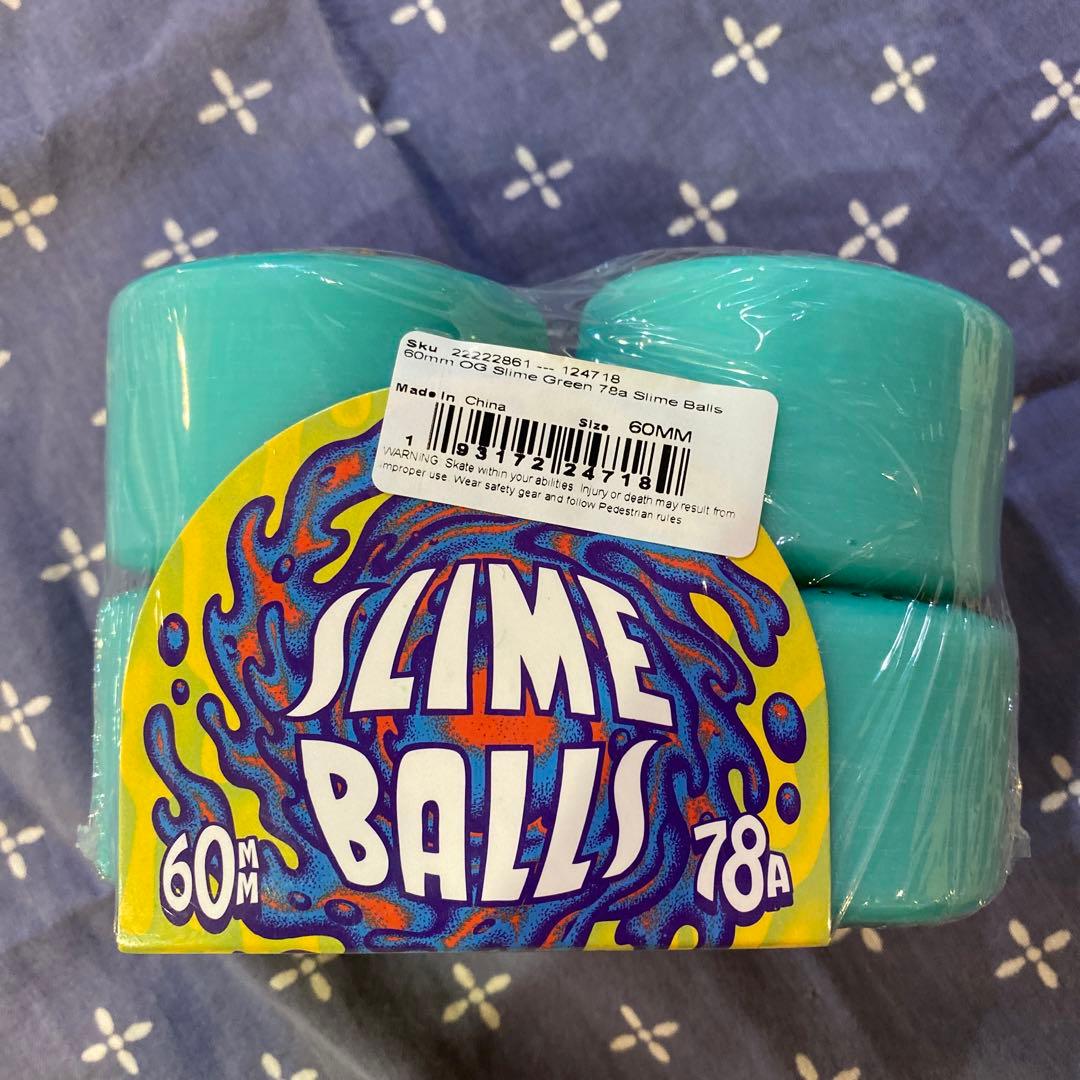 SLIME BALLS スライムボールズスケボーウィール 60MM 78A