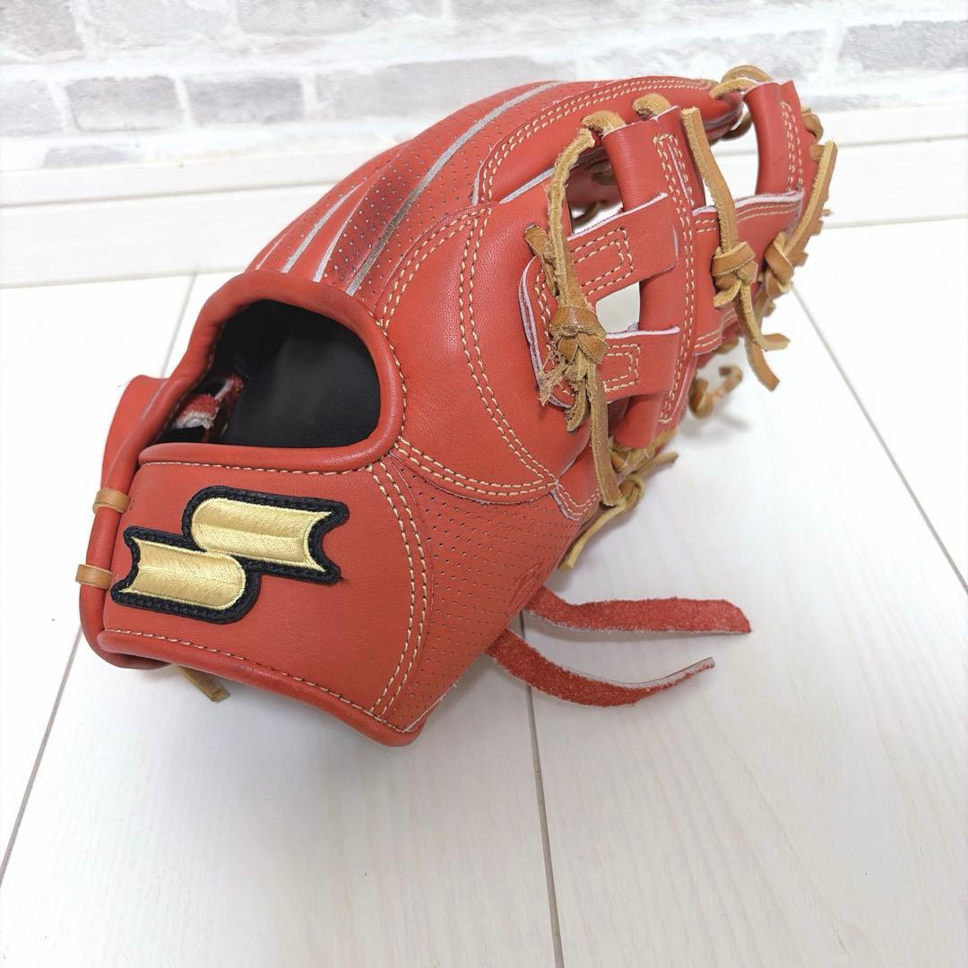 SSK ビーホリック 二遊用 背面ドットレザー 6S 内野用 軟式グローブ