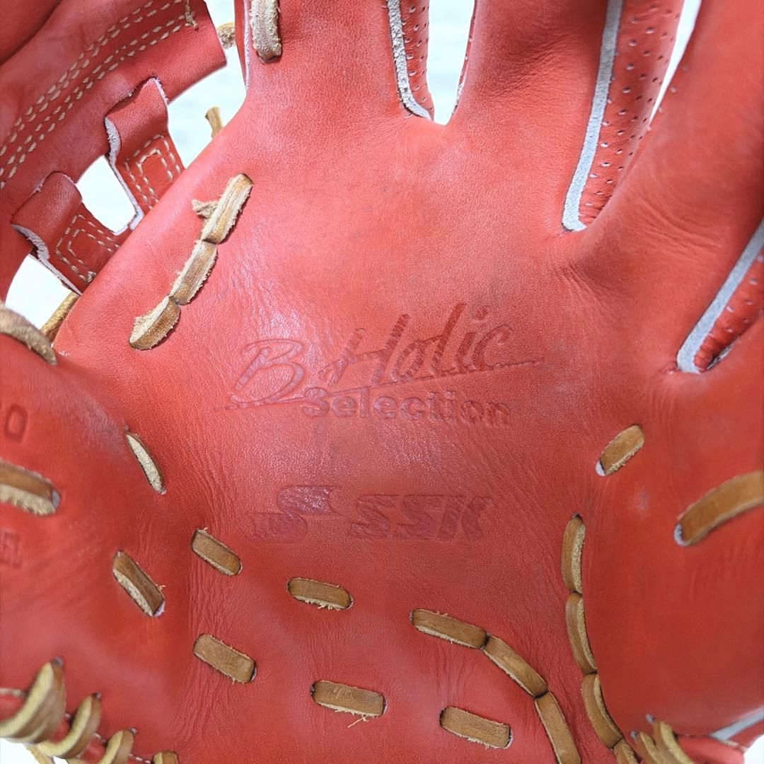 SSK ビーホリック 二遊用 背面ドットレザー 6S 内野用 軟式グローブ