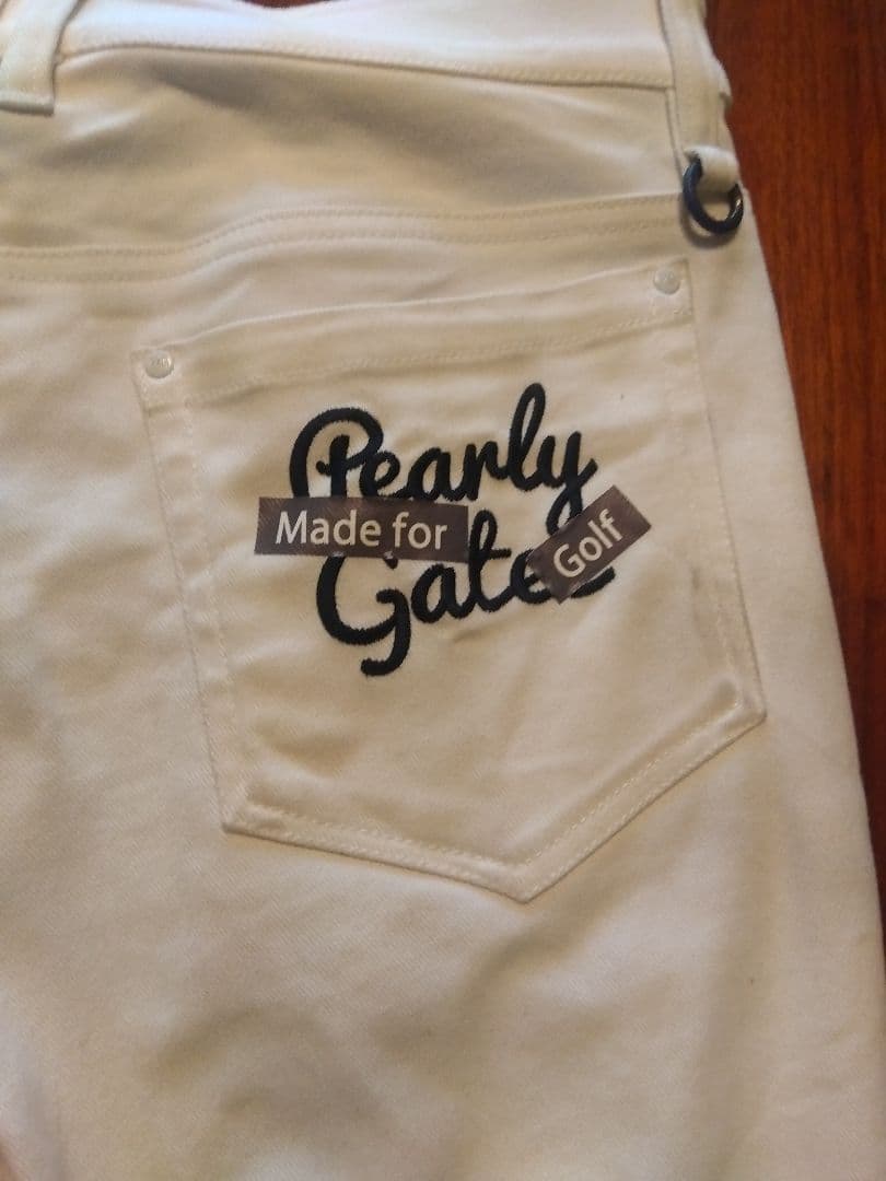 Pearly Gates ゴルフ用パンツ ホワイト　サイズ2