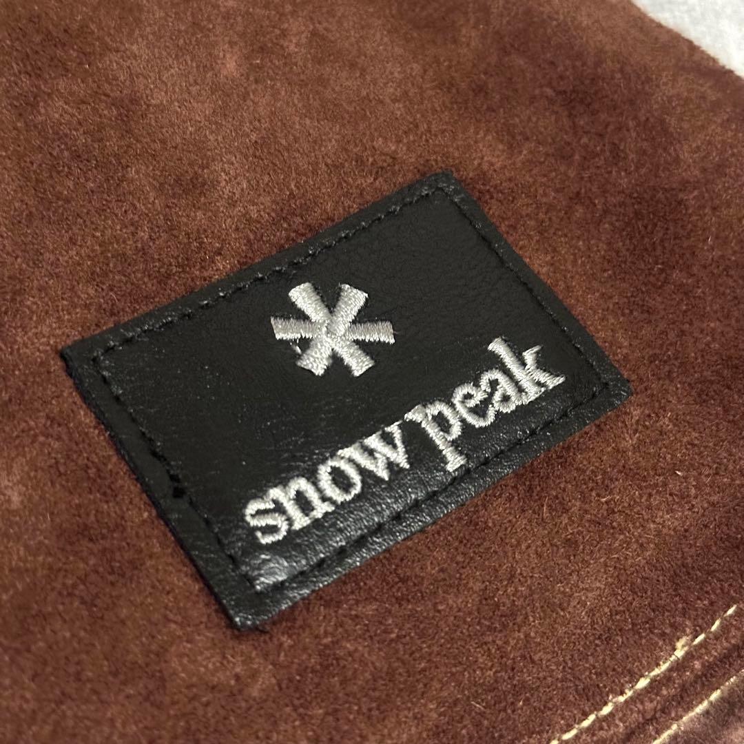 【美品】 peak スノーピーク ファイヤーサイドグローブ ブラウン