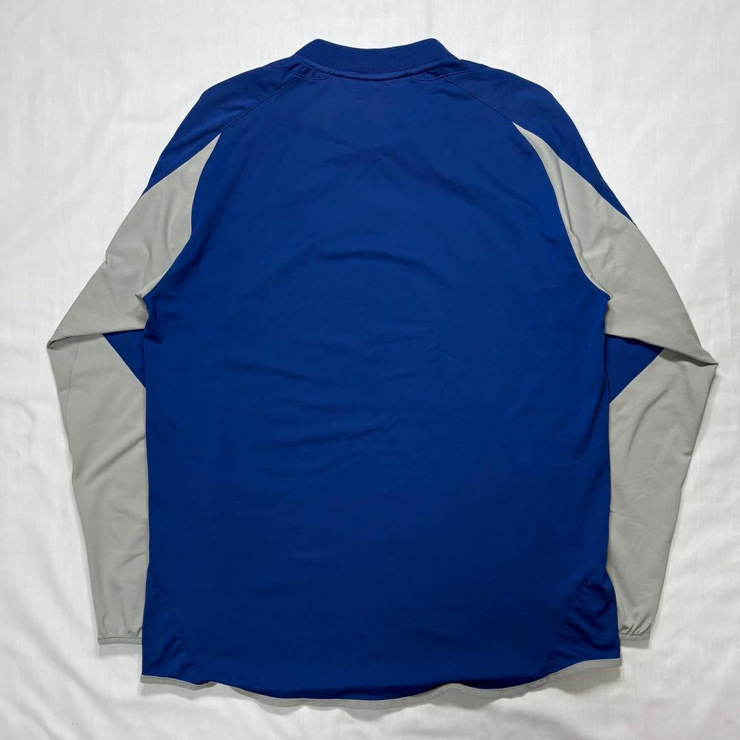 00s NIKE ナイキ archive スウッシュ ゲームシャツ　ブルーグレー