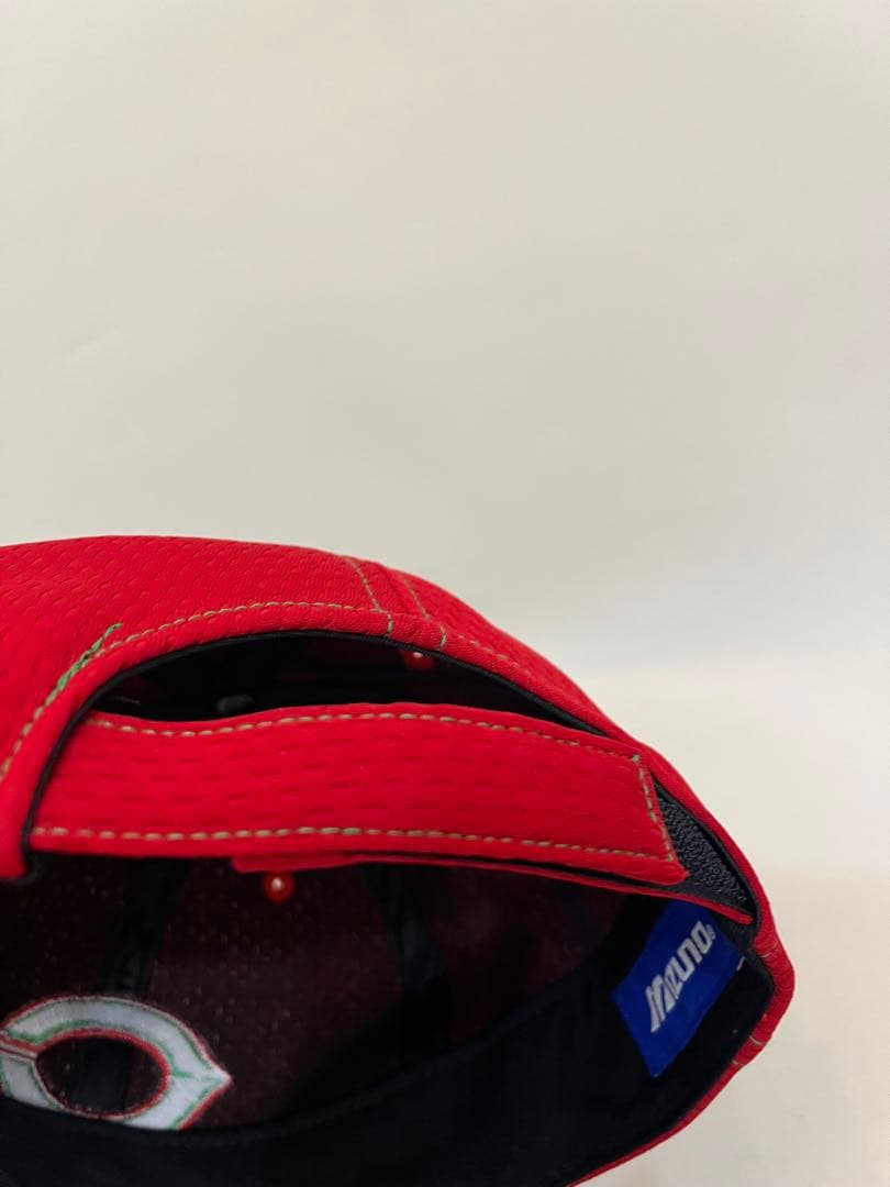 【広島カープ】MIZUNO キャップ　レッド　グリーン　唐辛子　真赤激