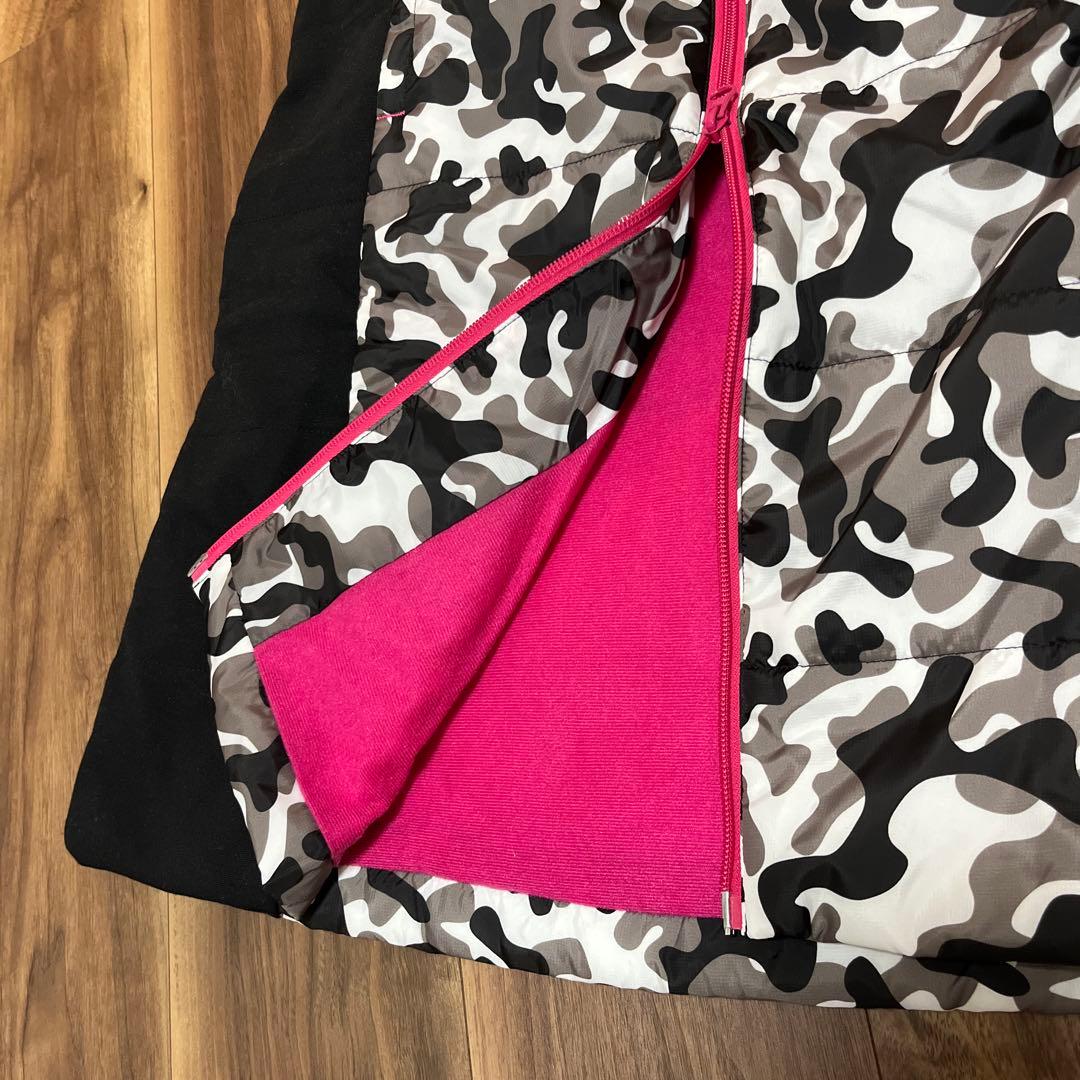 【VIVA HEART】 ゴルフワンピース M カモフラージュ黒 タグ無し新品