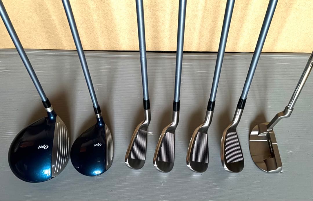 Mizuno.Opti.レディースハーフセット.7本（キャディバック付）