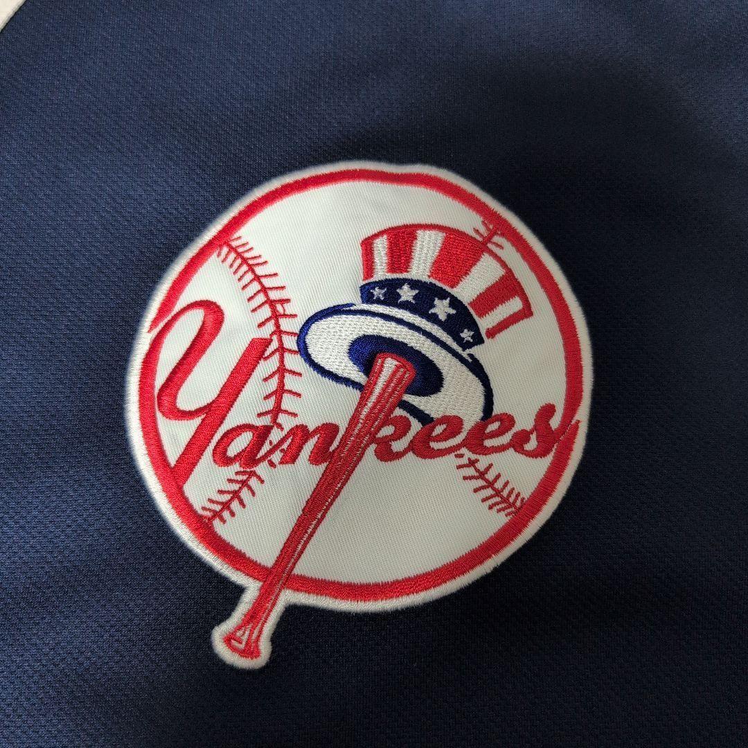 ヤンキース ジーター ユニフォーム 刺繍ロゴ 古着 ビッグシルエット MLB