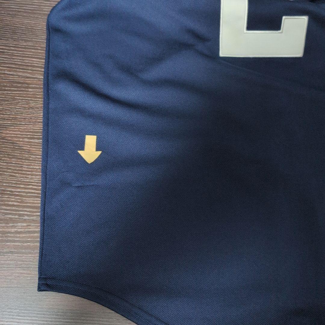 ヤンキース ジーター ユニフォーム 刺繍ロゴ 古着 ビッグシルエット MLB