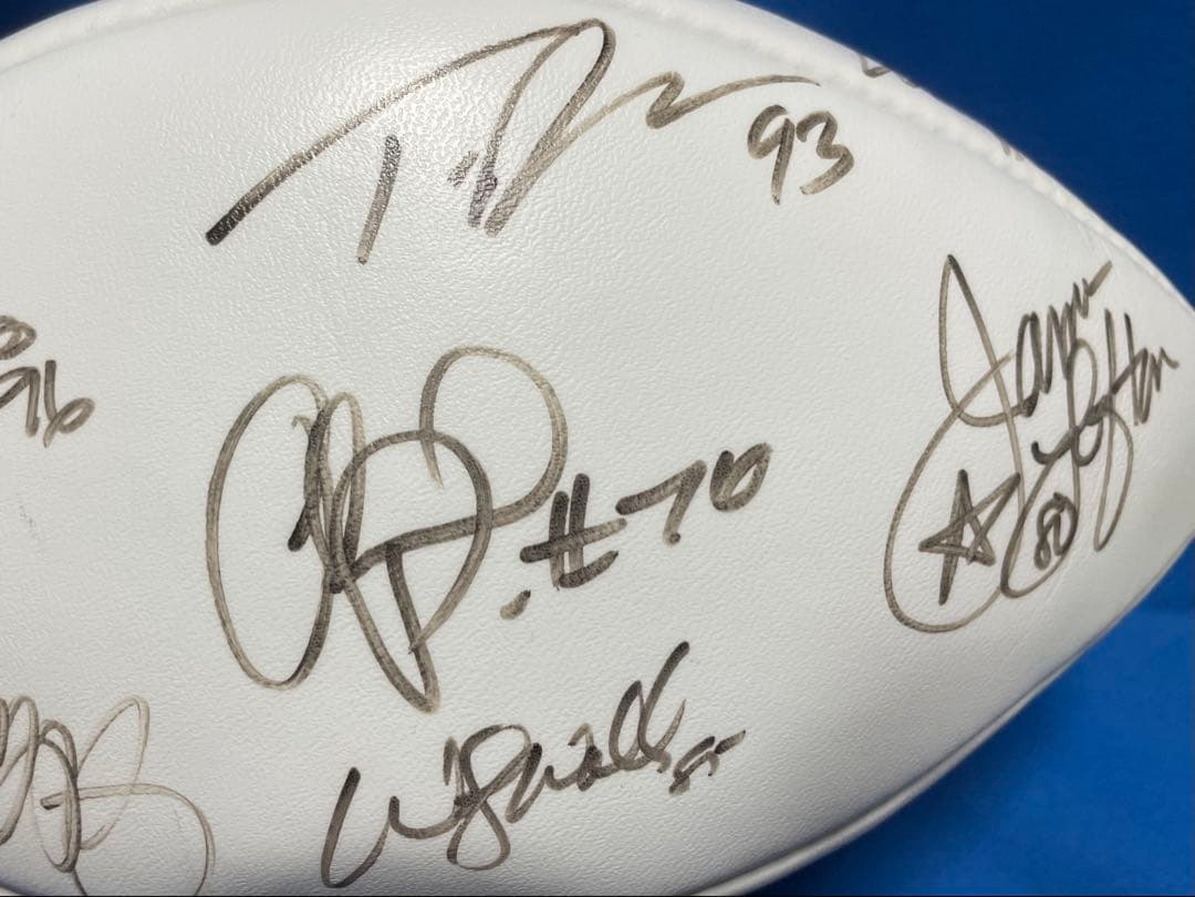 2000年NFLプロボウルロゴ入り直筆サインボール