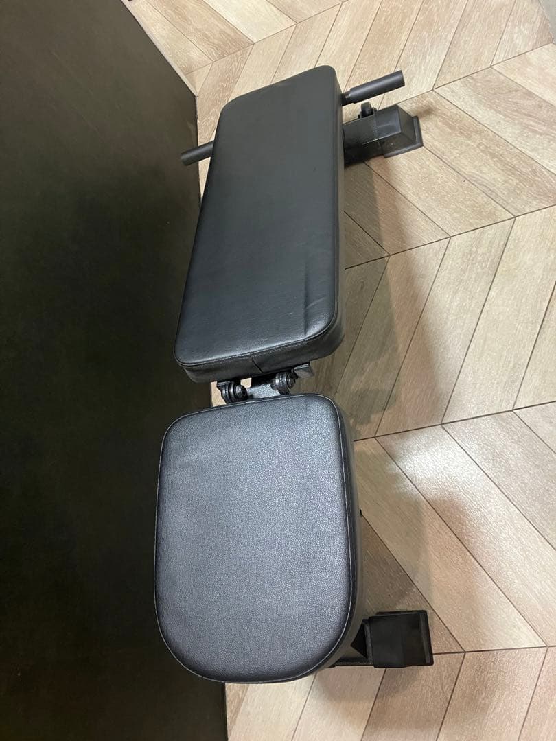 p*u様 可変式ダンベル 24.5kg 2個セット＋ベンチ台　3点セット　直接引