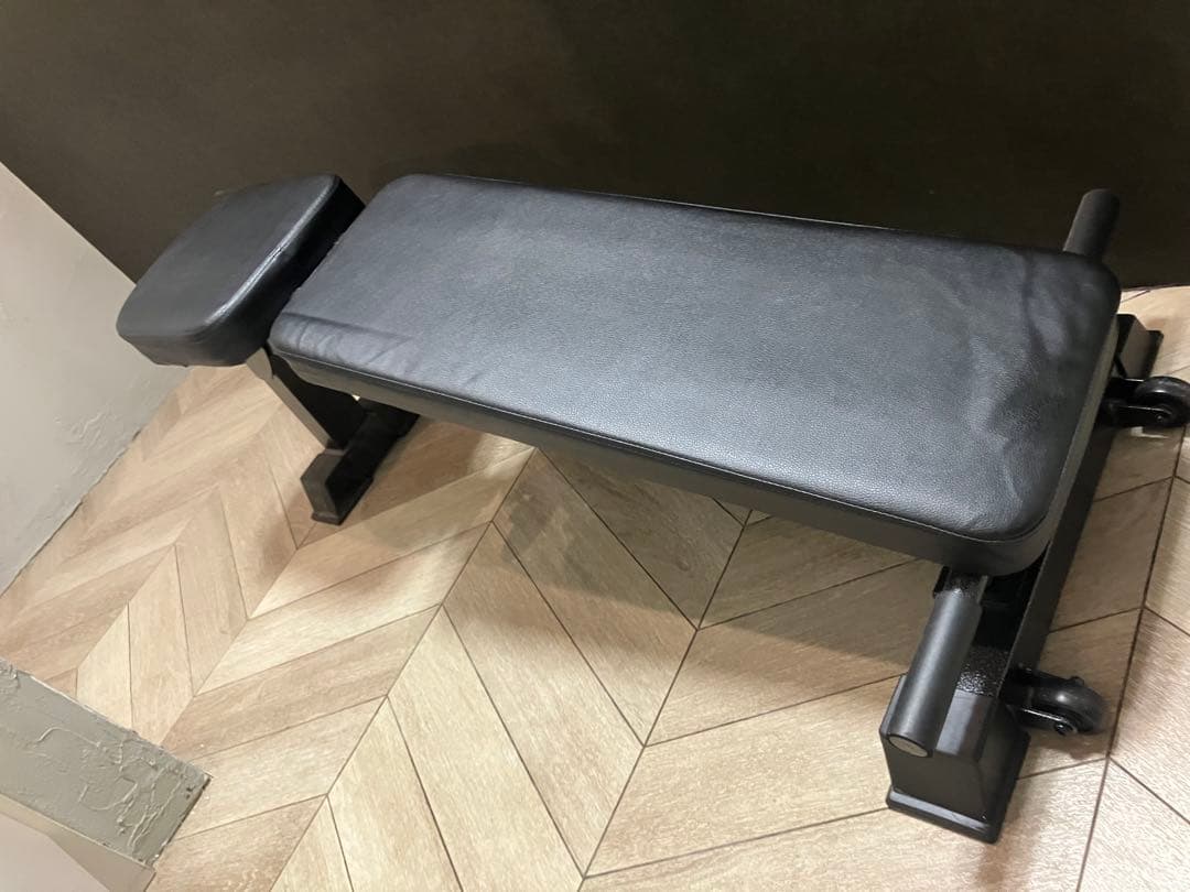p*u様 可変式ダンベル 24.5kg 2個セット＋ベンチ台　3点セット　直接引