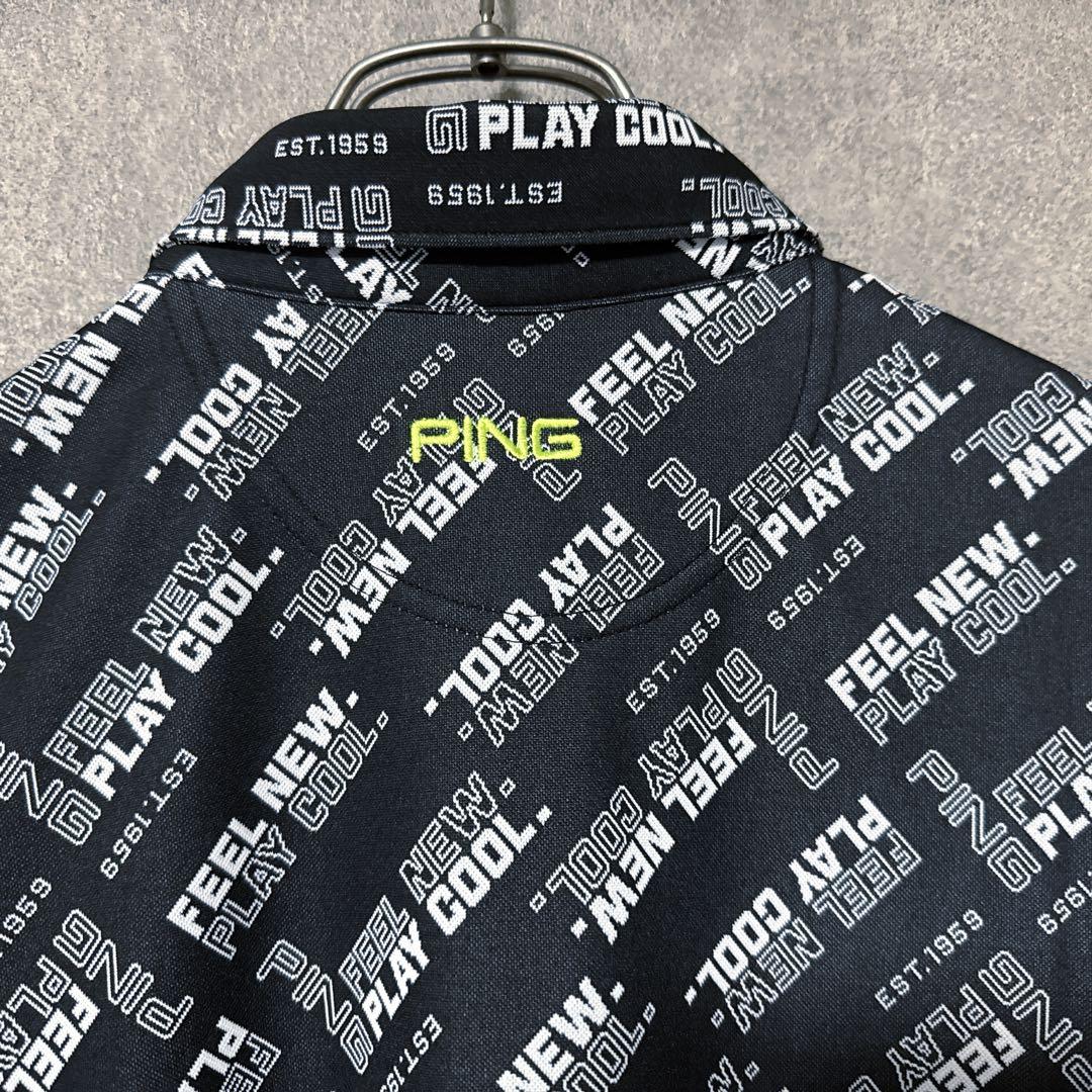 【新品】 PING ピン ポロシャツ スカート 総柄 セットアップ ゴルフウェア