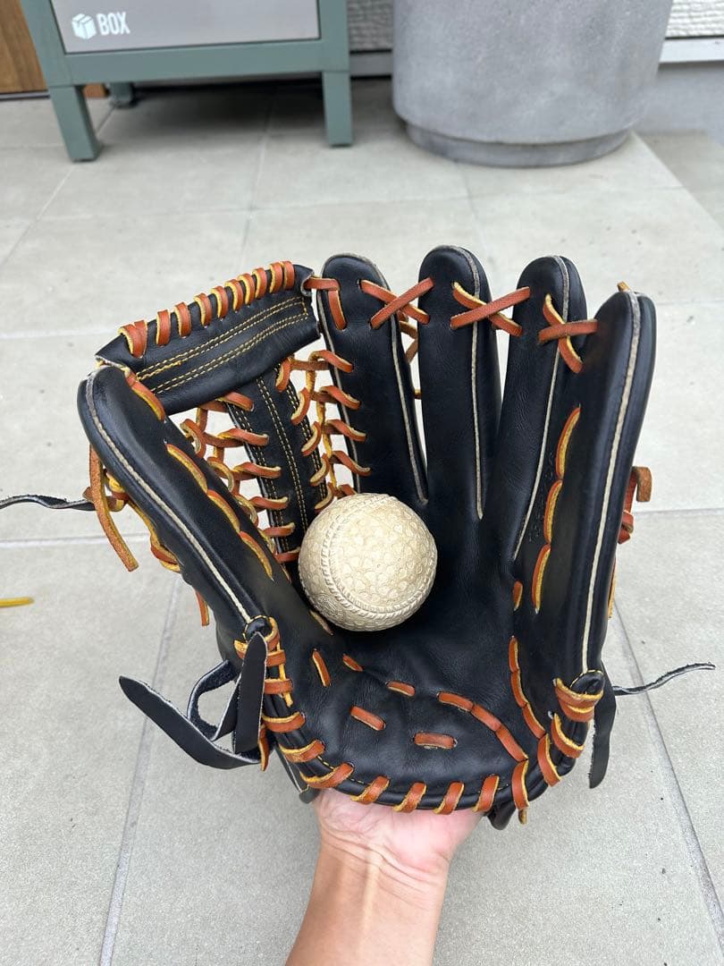アンダーアーマー 軟式外野手 野球グローブ ブラック
