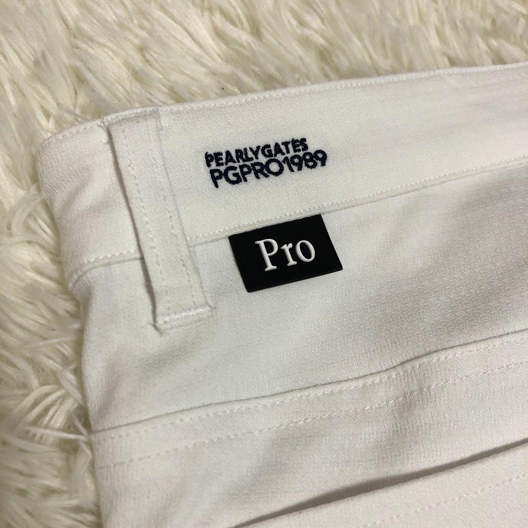 PGPRO Pearly Gates ゴルフパンツ　ホワイト パーリーゲイツ