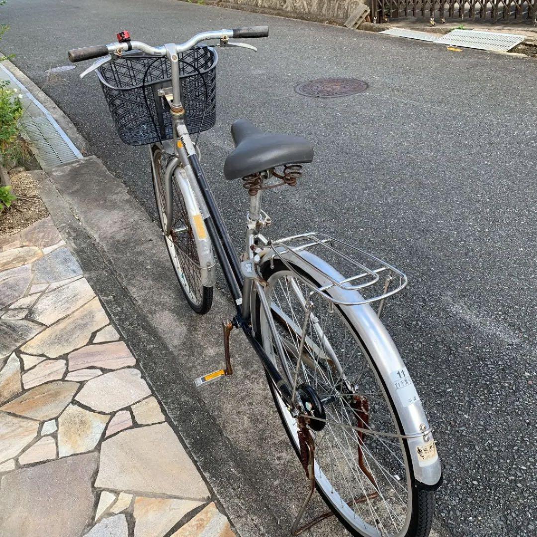 アルミ　ママチャリ　シティサイクル　ナショナル　27インチ
