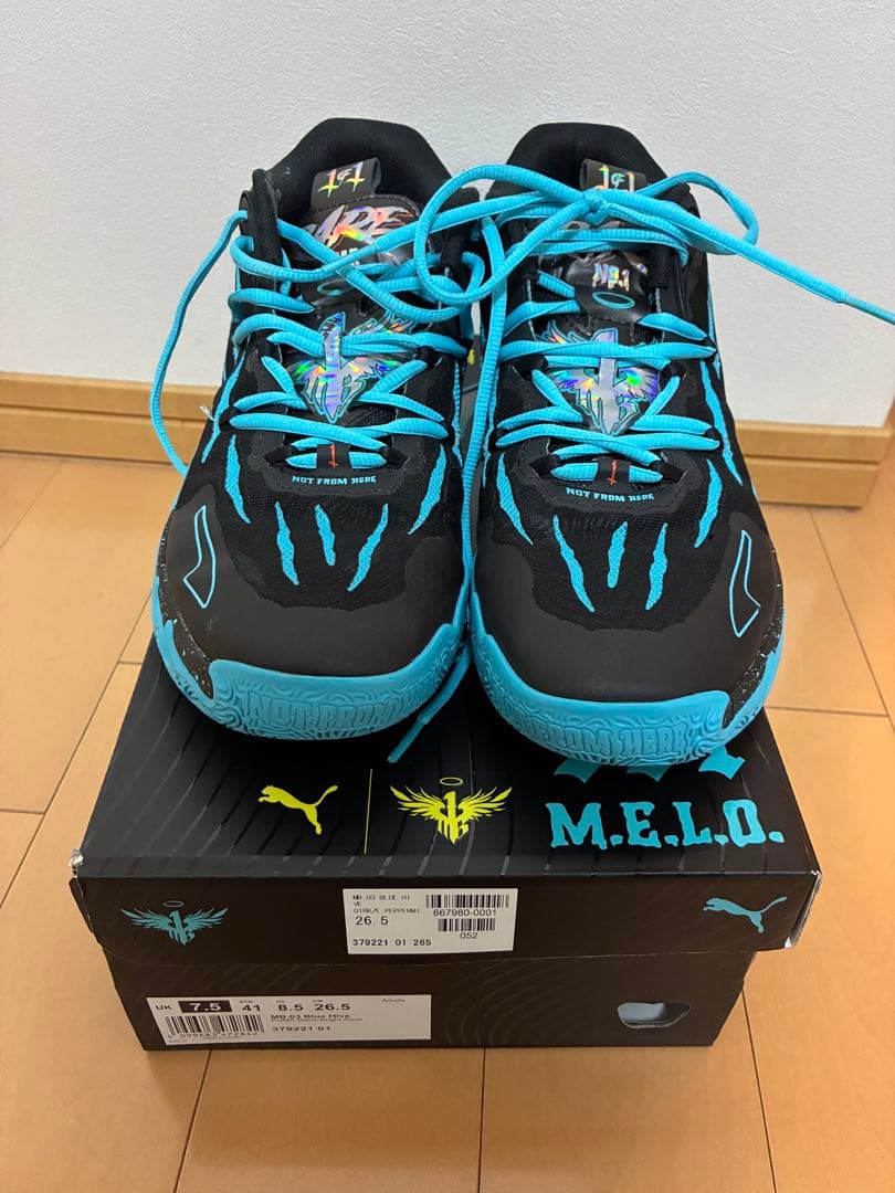 PUMA MB.03 Blue Hiveラメロ・ボール バッシュ 26.5