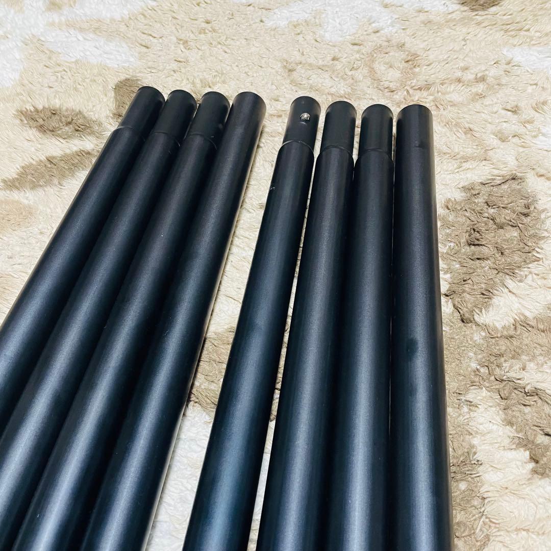 【 Peak】ウイングポールブラック 280cm 2本セット