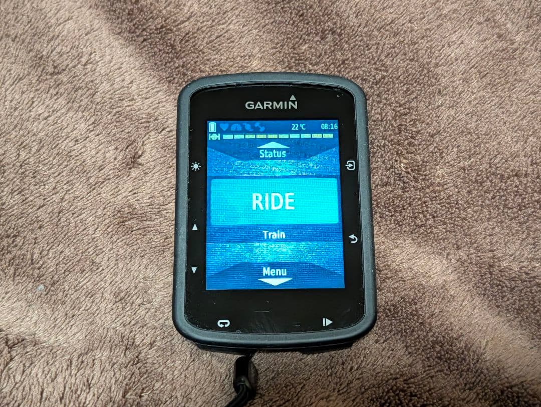 GARMIN EDGE520 本体のみ・シリコンカバー付