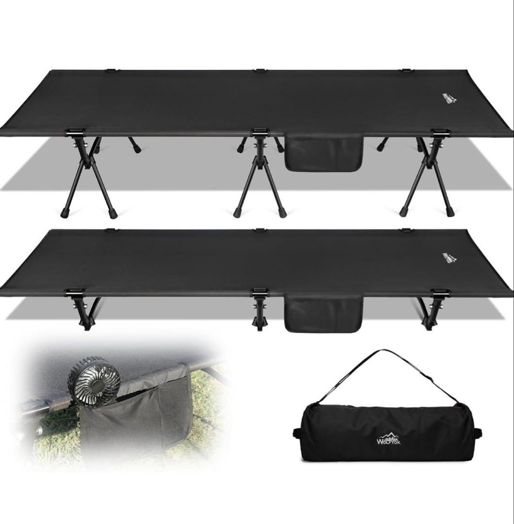 wolfyok outdoors コット　キャンプ