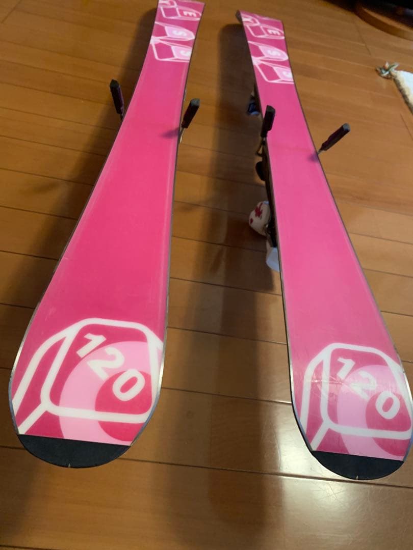SALOMON スキー板 120cm ビンディング付き