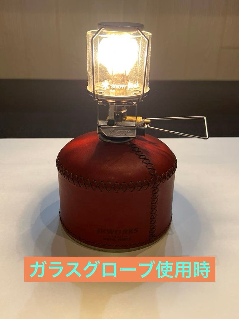  peak ギガパワーランタン天オート&メッシュグローブ&茶色革製カバー