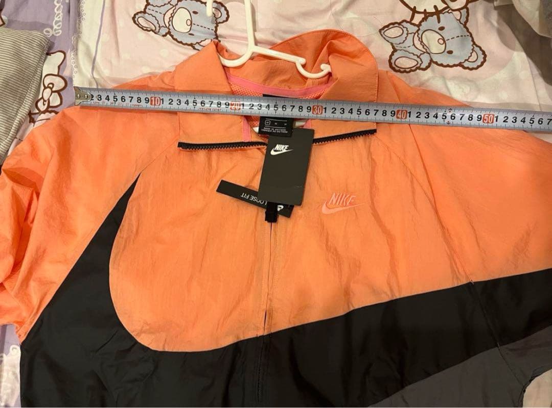 新品　希少　NIKE ナイロンジャケット　ウィンドブレーカー　オレンジ　グレー