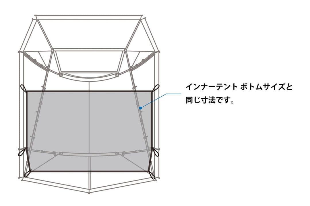 【新品同様】 TOKYO CRAFTS テンビシェルター 黒 フルオプション